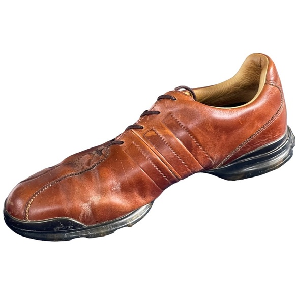 Adidas Adipure Golf Shoes Mens Size 9 US Brown Leather Lace Up main image 5